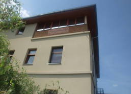 Pohled na zasklenou terasu II. patra