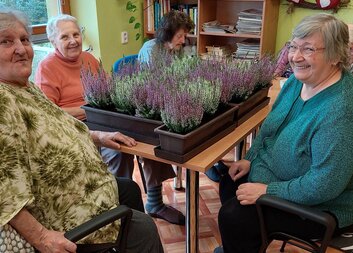 Podzimní výzdoba v Sousedovicích