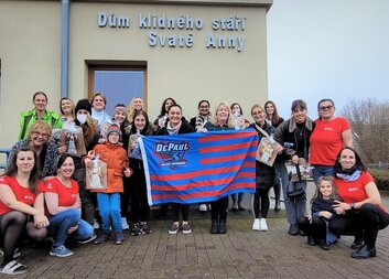 Návštěva studentů DePaul University z Chicaga 