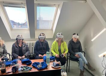 Pracovnice Charity Strakonice absolvovaly již podruhé kurz Virtuální reality