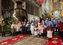 Žehnání koledníků Blatná 2. 1. 