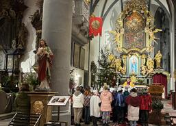 Žehnání koledníků Blatná 2. 1.