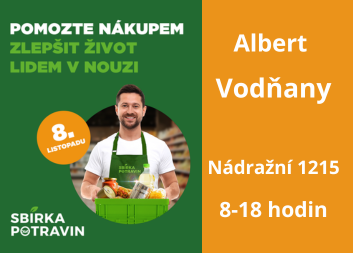Sbírka potravin 8. listopadu 2025 Vodňany