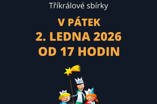 Žehnání koledníčků Tříkrálové sbírky v Blatné 2025