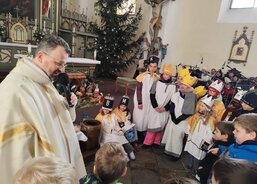 Žehnání koledníčků ve Strakonicích
