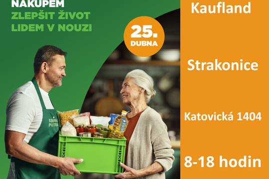 Sbírka potravin 25. dubna 2026 Strakonice