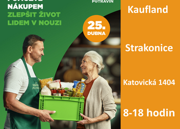 Sbírka potravin 25. dubna 2026 Strakonice
