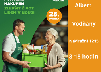 Sbírka potravin 25. dubna 2026 Vodňany