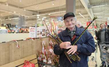 Josef Karlovec - daroval pomlázky