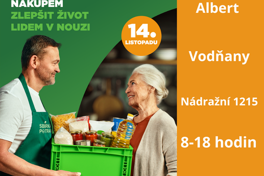 Sbírka potravin podzim 2026 Vodňany